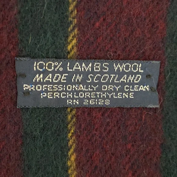 100% Lambs Wool Scottish Scarf - Picture 3 of 4